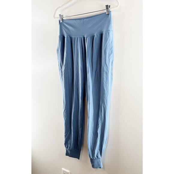 Athleta Salutation Pull On High Waisted Jogger Pants Blue Star Medium - Picture 7 of 9